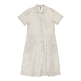 MHL. SUPER FINE COTTON TWILL 595-8157501 半袖 プルオーバー ワンピース ベージュ レディース エムエイチエル【中古】6-0702S∞