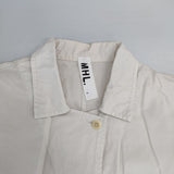 MHL. SUPER FINE COTTON TWILL 595-8157501 半袖 プルオーバー ワンピース ベージュ レディース エムエイチエル【中古】6-0702S∞