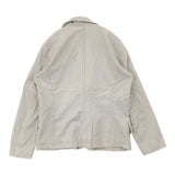 Haat ISSEY MIYAKE 刺し子 コットンカシミヤ サイズ3 テーラードジャケット ライトベージュ レディース ハートイッセイミヤケ【中古】6-0728M△