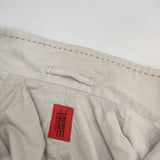 Haat ISSEY MIYAKE 刺し子 コットンカシミヤ サイズ3 テーラードジャケット ライトベージュ レディース ハートイッセイミヤケ【中古】6-0728M△