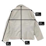 Haat ISSEY MIYAKE 刺し子 コットンカシミヤ サイズ3 テーラードジャケット ライトベージュ レディース ハートイッセイミヤケ【中古】6-0728M△