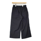 Y's for living ウール クロップドパンツ 日本製 ウエストリブ パンツ ブラック レディース ワイズフォーリビング/Yohji【中古】6-1004T∞