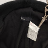 Y's for living ウール クロップドパンツ 日本製 ウエストリブ パンツ ブラック レディース ワイズフォーリビング/Yohji【中古】6-1004T∞