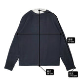 MACPHEE ナンバリング プリント トレーナー コットンカシミヤ 日本製 サイズ1 スウェット ブラック レディース マカフィー【中古】6-0728M△
