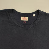 HOLLYWOOD RANCH MARKET HRM 1 S H刺繍 コットンストレッチ 長袖Ｔシャツ カットソー ロンＴ ネイビー レディース ハリウッドランチマーケット【中古】6-0723M∞