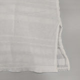 45R/45rpm コットン レース プルオーバー 長袖カットソー Tシャツ ロンT サイズ3 ブラウス シャツ ホワイト レディース フォーティーファイブアールピーエム【中古】6-0609M△