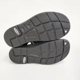 KEEN UNEEK LEA PERSEID BLACK ユニーク レザー 23.5cm 定価19800円 1032097 スニーカー ブラック レディース キーン【中古】6-0501S♪