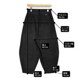 ALWEL FLEECE PEG PANTS フリースペグパンツ 定価27500円 FLEECE-6 イージー パンツ ブラック レディース オルウェル【中古】6-1009T♪
