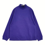 veritecoeur ハイネックテンジクカットソー サイズ1 定価24200円 VCC-454U 長袖Ｔシャツ カットソー ロンＴ パープル ユニセックス ヴェリテクール【中古】6-0505M♪