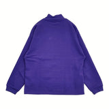 veritecoeur ハイネックテンジクカットソー サイズ1 定価24200円 VCC-454U 長袖Ｔシャツ カットソー ロンＴ パープル ユニセックス ヴェリテクール【中古】6-0505M♪
