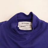 veritecoeur ハイネックテンジクカットソー サイズ1 定価24200円 VCC-454U 長袖Ｔシャツ カットソー ロンＴ パープル ユニセックス ヴェリテクール【中古】6-0505M♪