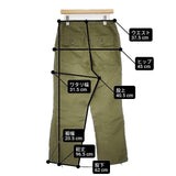Needles String Fatigue Pant ストリング ファティーグパンツ XS HM144 パンツ カーキ レディース ニードルス【中古】6-0723G∞