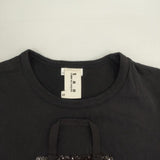 tao COMME des GARCONS スパンコール コットン S 長袖Ｔシャツ カットソー ロンＴ AD2010 ブラック レディース タオ コムデギャルソン【中古】6-0723M∞