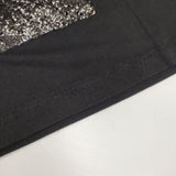 tao COMME des GARCONS スパンコール コットン S 長袖Ｔシャツ カットソー ロンＴ AD2010 ブラック レディース タオ コムデギャルソン【中古】6-0723M∞