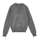 COMME des GARCONS バックボタン ウール セーター ニット AD2015 グレー レディース コムデギャルソン【中古】6-1004T∞