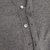 COMME des GARCONS バックボタン ウール セーター ニット AD2015 グレー レディース コムデギャルソン【中古】6-1004T∞