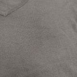 MARGARET HOWELL/JOHN SMEDLEY Vネック コットン イギリス製 578-163206 セーター ニット カーキ レディース マーガレットハウエル/ジョンスメドレー【中古】6-0723M∞