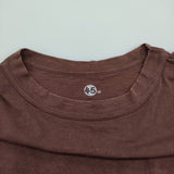 45R/45rpm BIG Tシャツ ワイドシルエット ビッグ Ｔシャツ カットソー ブラウン レディース フォーティーファイブアールピーエム【中古】6-0721M♪