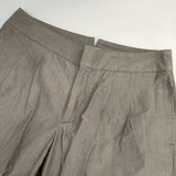 MARGARET HOWELL 578-142013 ワイドパンツ タックパンツ 日本製 サイズ2 パンツ カーキ レディース マーガレットハウエル【中古】6-0728M△