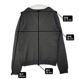 MARGARET HOWELL カシミヤウールシルク Vネック セーター ニット チャコールグレー レディース マーガレットハウエル【中古】6-1004T∞