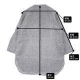 MARGARET HOWELL 578-153020 リネン バンドカラー プルオーバーシャツ 日本製 サイズ2 長袖シャツ ブルー レディース マーガレットハウエル【中古】6-0728M△