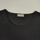 MARGARET HOWELL 578-269405 五分袖 コットン Ｔシャツ カットソー ブラック レディース マーガレットハウエル【中古】6-0702S∞