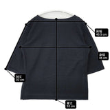 MARGARET HOWELL 578-269405 五分袖 コットン Ｔシャツ カットソー ブラック レディース マーガレットハウエル【中古】6-0702S∞