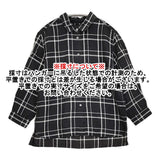 MARGARET HOWELL SUPERFINE LINEN SHIRT 578-7153032 定価26400円 リネン 長袖シャツ ブラック ホワイト レディース マーガレットハウエル【中古】6-0717M♪