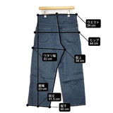 45R/45rpm 小麦デニムの908ペインターパンツ インディゴ濃 定価29700円 サイズ30 デニムパンツ ネイビー レディース フォーティーファイブアールピーエム【中古】6-0723G∞