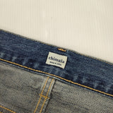 chimala ヴィンテージ加工 サイズ26 日本製 ジーンズ デニムパンツ ブルー レディース チマラ【中古】6-0619G♪