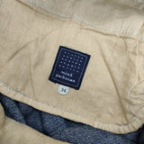 mina perhonen always ロールアップデニム 34 定価41800円 dn4365D ダメージ加工 デニムパンツ ブルー レディース ミナペルホネン【中古】6-0619G♪