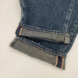 mina perhonen always ロールアップデニム 34 定価41800円 dn4365D ダメージ加工 デニムパンツ ブルー レディース ミナペルホネン【中古】6-0619G♪