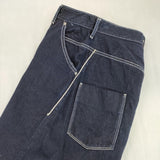 mina perhonen always バルーンワイドデニム dn4416A サイズ32 デニムパンツ コン レディース ミナペルホネン【中古】6-0618G◎