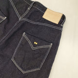 mina perhonen always newテーパードデニム サイズ34 定価35200円 dn4537D デニムパンツ ネイビー レディース ミナペルホネン【中古】6-0619G♪