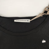 mina perhonen abs8765 summer trip コットン パフスリーブ 日本製 サイズ38 長袖Ｔシャツ カットソー ロンＴ 23SS ブラック レディース ミナペルホネン【中古】6-0728M△