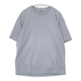 AURALEE ORGANIC COTTON HIGH GAUGE JERSEY TEE サイズ1 定価13200円 A24ST02RT 半袖Ｔシャツ カットソー 24SS ブルーグレー レディース オーラリー【中古】6-0526S♪