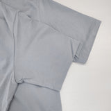 AURALEE ORGANIC COTTON HIGH GAUGE JERSEY TEE サイズ1 定価13200円 A24ST02RT 半袖Ｔシャツ カットソー 24SS ブルーグレー レディース オーラリー【中古】6-0526S♪