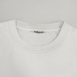 AURALEE ORGANIC COTTON HIGH GAUGE JERSEY TEE サイズ1 A22ST01RT 半袖Ｔシャツ カットソー 22SS ホワイト レディース オーラリー【中古】6-0526S♪