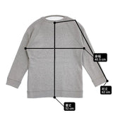 DRESSTERIOR ラグランスリーブコットンプルオーバー 定価8250円 八分袖 スウェット カットソー グレー レディース ドレステリア【中古】6-0720M∞