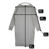 Whim Gazette 裏毛スウェット ワンピース グレー レディース ウィムガゼット【中古】6-0720M∞