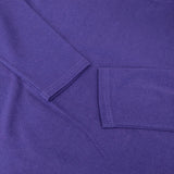 SAINT JAMES 新品 ウェッソン バスクシャツ 無地 フランス製 ボートネック 長袖Ｔシャツ カットソー ロンＴ パープル レディース セントジェームス【中古】6-0619M♪