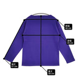 SAINT JAMES 新品 ウェッソン バスクシャツ 無地 フランス製 ボートネック 長袖Ｔシャツ カットソー ロンＴ パープル レディース セントジェームス【中古】6-0619M♪