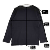 Tieasy Authentic Classic コットン サイズ1 バスク シャツ 長袖Ｔシャツ カットソー ロンＴ ブラック レディース ティージーオーセンティック クラシック【中古】6-0720M∞