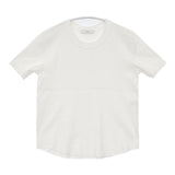 ASTRAET コットンフライス クルーネック ショートスリーブ カットソー 定価12100円 半袖Ｔシャツ カットソー ホワイト レディース アストラット【中古】6-0702S∞