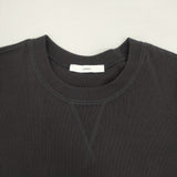 ASTRAET コットンフライス クルーネック ショートスリーブ カットソー 定価12100円 半袖Ｔシャツ カットソー ブラック レディース アストラット【中古】6-0702S∞
