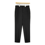 UNITED ARROWS UBCB ダブルクロス スリムパンツ サイズ38 定価15400円 パンツ ブラック レディース ユナイテッドアローズ【中古】6-0721M♪