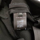 UNITED ARROWS UBCB ダブルクロス スリムパンツ サイズ38 定価15400円 パンツ ブラック レディース ユナイテッドアローズ【中古】6-0721M♪