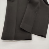 UNITED ARROWS UBCB ダブルクロス スリムパンツ サイズ38 定価15400円 パンツ ブラック レディース ユナイテッドアローズ【中古】6-0721M♪