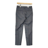 UNITED ARROWS 新品 W/PU SAXONY スリムパンツ 定価18700円 サキソニーウールスラックス パンツ グレー レディース ユナイテッドアローズ【中古】6-1004T∞