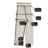 UNITED ARROWS UWSC ハイウエスト タックパンツ WHITE サイズ38 定価17600円 パンツ ホワイト レディース ユナイテッドアローズ【中古】6-0721M♪